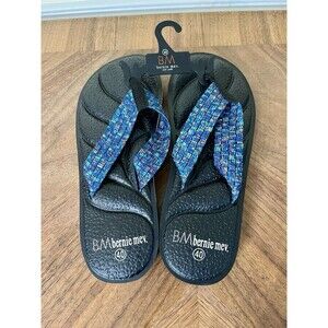 NEW Bernie Mev LAGUNA Flip Flop Sandals Blue Size 9/ EU 40 $38.95 Beach Coastal